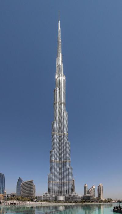 ドバイブルジュハリファタワー：世界で最も高い建物